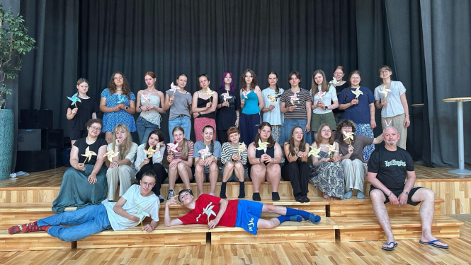 Vasaras nometnes Rakstaudze dalībnieki Valmieras tehnikumā