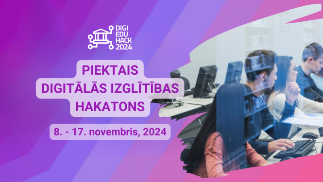 Erasmus vizualis par digitālās izglītības hakatronu