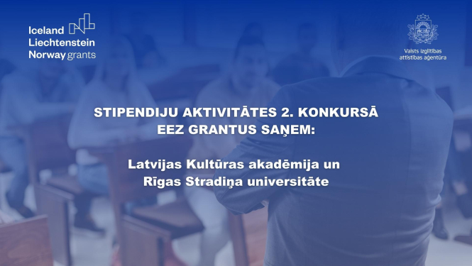 EEZ un Norvēģijas grantu stipendijas saņem LKA un RSU