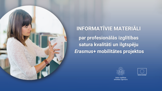 Makets Erasmus+ sieviete liek plauktā grāmatu