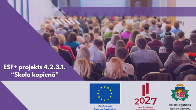 Projekts "Skola kopienā" vizuālis