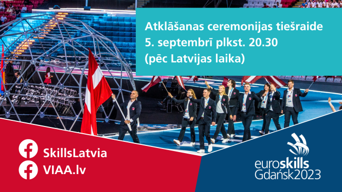 EuroSkills 2023 tiešraides vizuālis