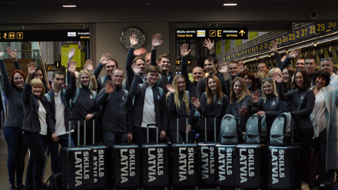 SkillsLatvia komanda ceļā uz EuroSkills 2021