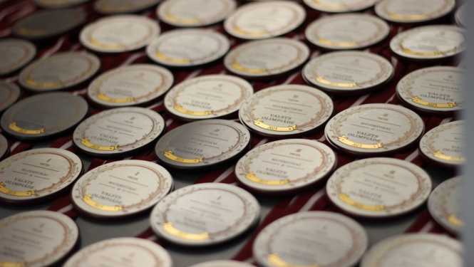 Ilustratīvs attēls ar olimpiādes apbalvojumiem