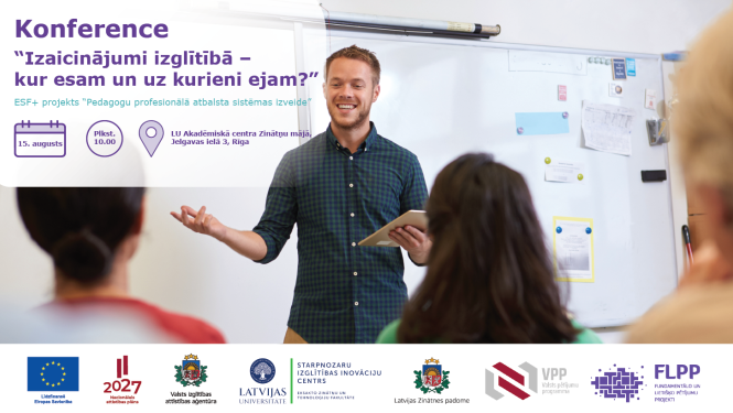 Konferences “Izaicinājumi izglītībā – kur esam un uz kurieni ejam?” plakāts