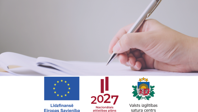 ESF+ projekta 4.2.2.9. vizuālais noformējums