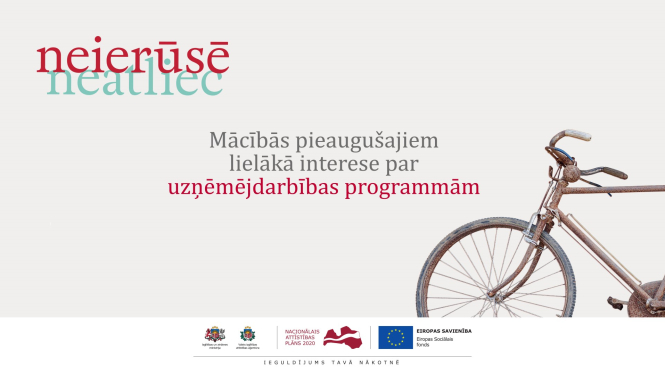 Vizualizācija ar uzrakstu Mācībās pieaugušajiem lielākā interese uzņēmējdarbības programmās