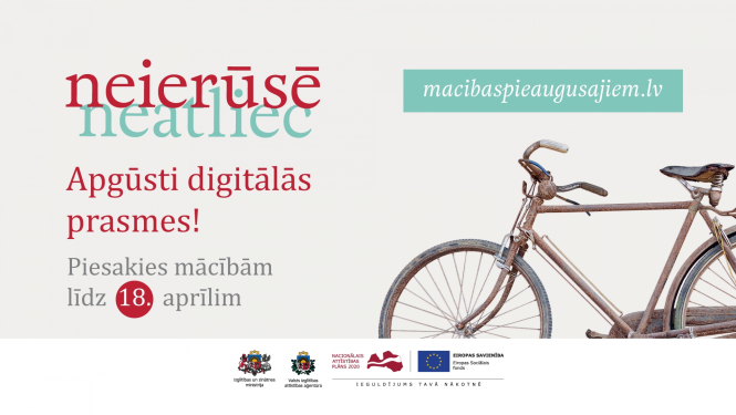 Mācības pieaugušajiem uzņemšana 9. kārtā vizuālais attēls 