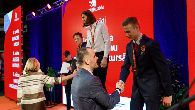 SkillsLatvia 2022 apbalvosana