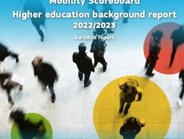 Eurydice Mobility Scoreboard Higher education backround report ziņojuma vāks