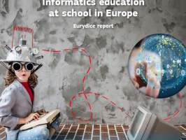 Eurydice zinojuma vāks Informatics education at school in Europe