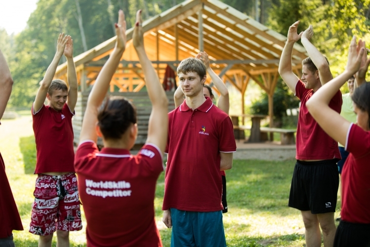 EuroSkills 2018 Latvijas komandas konkursantu sagatavošanās nometne