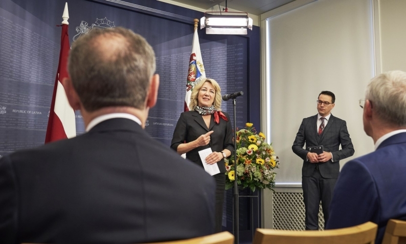 Ministru prezidents Krišjānis Kariņš sveic EuroSkills 2018 Latvijas komandas medaļniekus