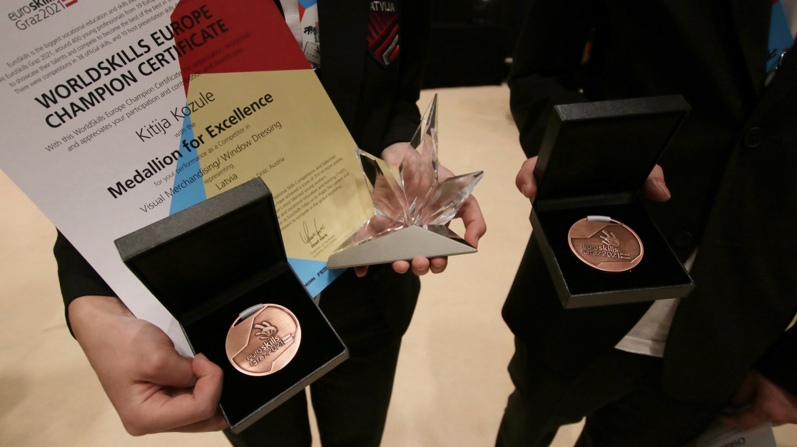 EuroSkills 2021 apbalvošanas ceremonija