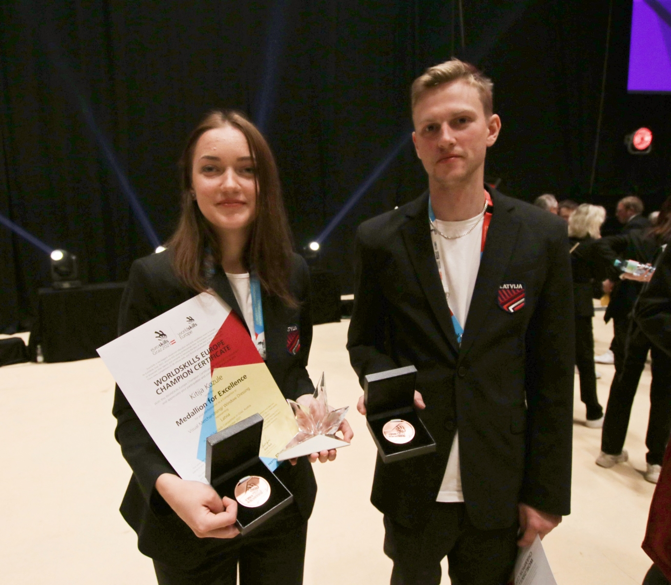 EuroSkills 2021 apbalvošanas ceremonija