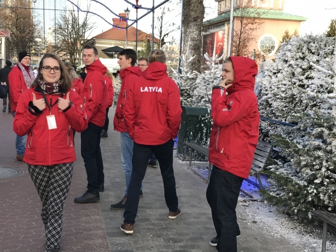 EuroSkills 2016 dalībnieki dodas nelielā ekskursijā pa Stokholmu