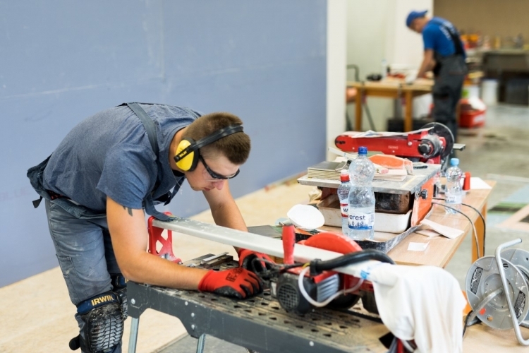 Fināla atlase flīzēšanā EuroSkills 2018