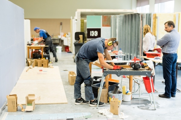 Fināla atlase flīzēšanā EuroSkills 2018