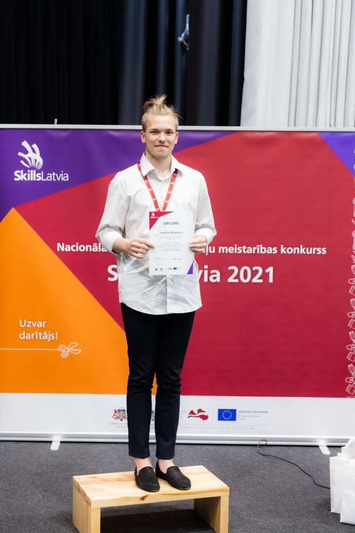 SkillsLatvia 2021 apbalvosana