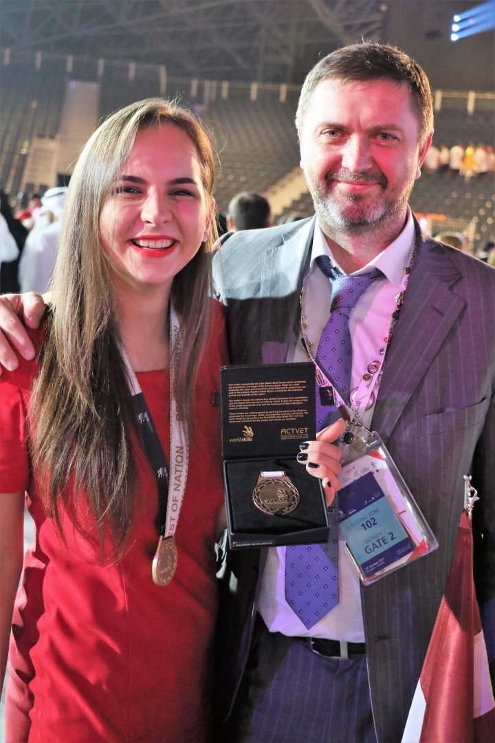 WorldSkills 2017 konkursa apbalvosanas ceremonija