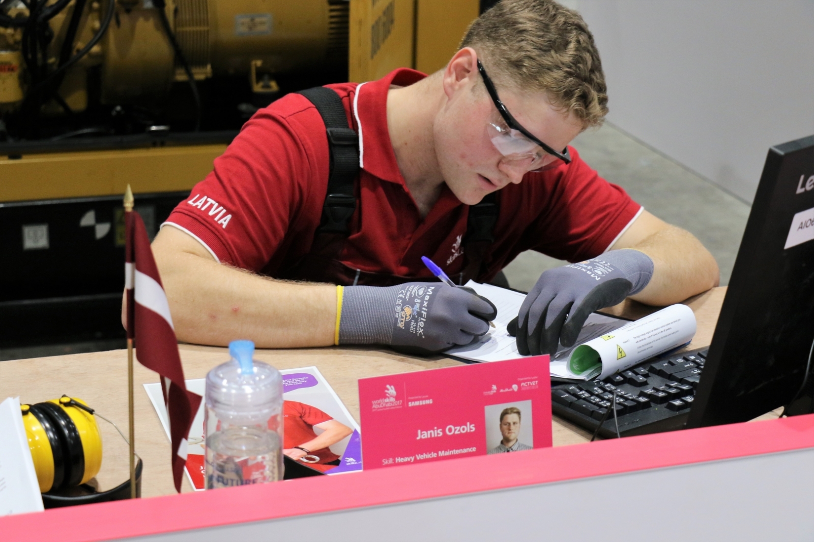 Aizvadīta konkursa WorldSkills 2017 pirmā konkursa diena