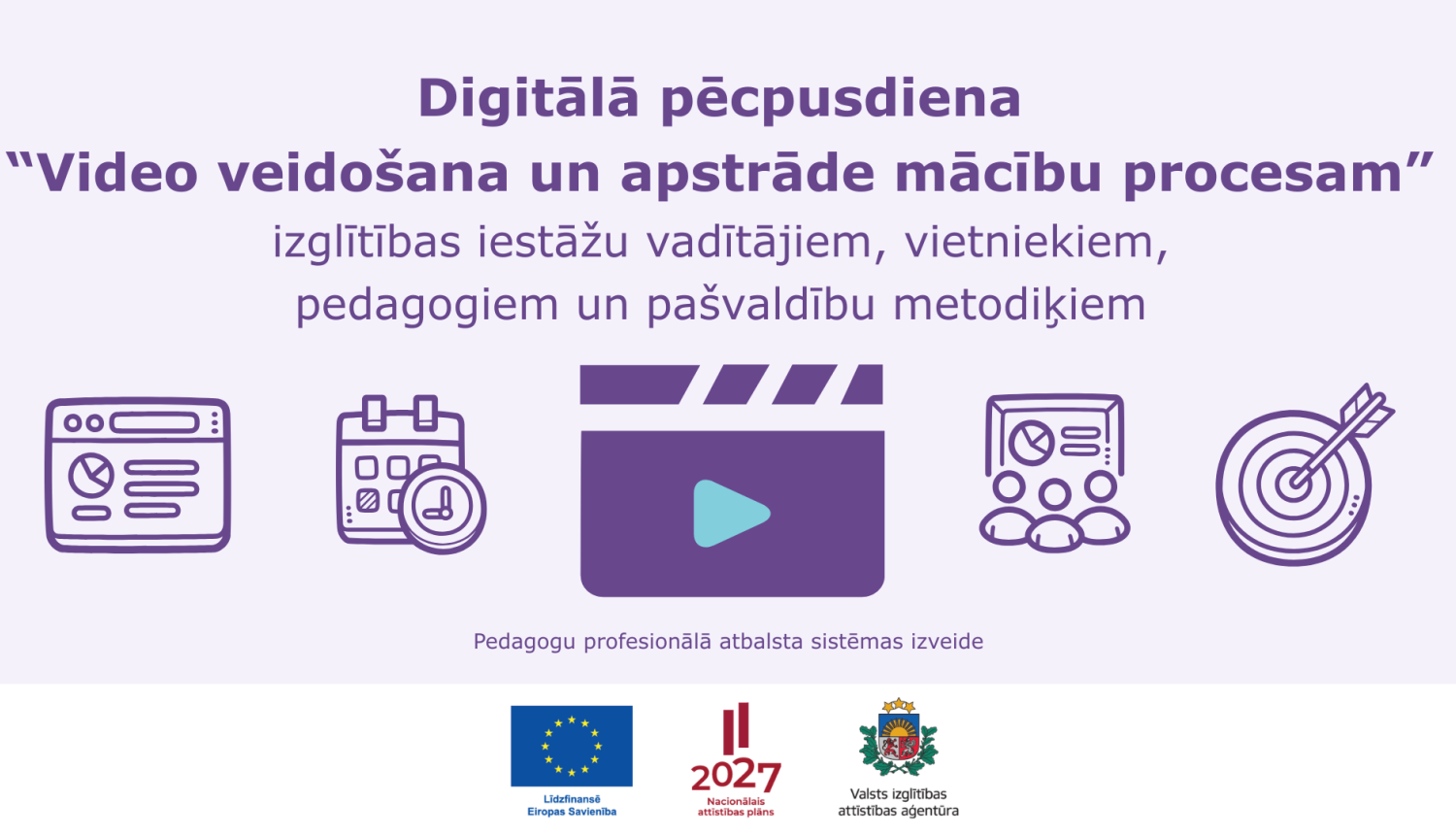 digitala pecpusdiena video veidosana un apstrade
