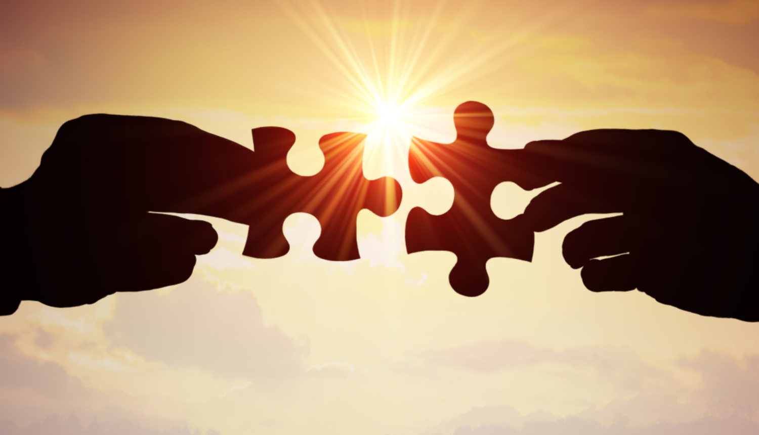 Rokās tur puzles gabaliņus