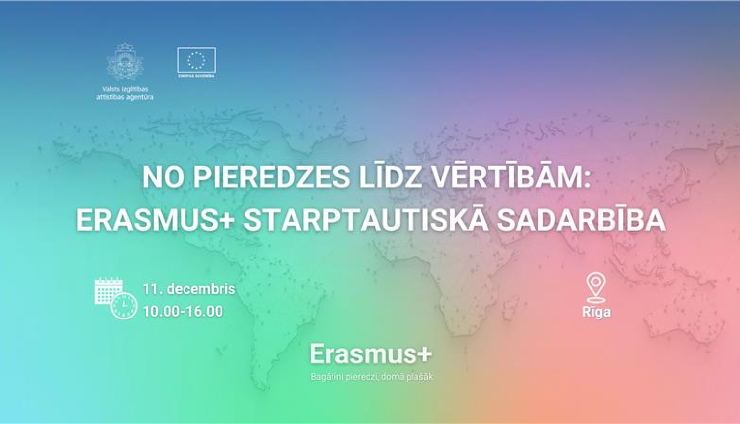 No pieredzes līdz vērtībām Erasmus+ starptautiskā sadarbība