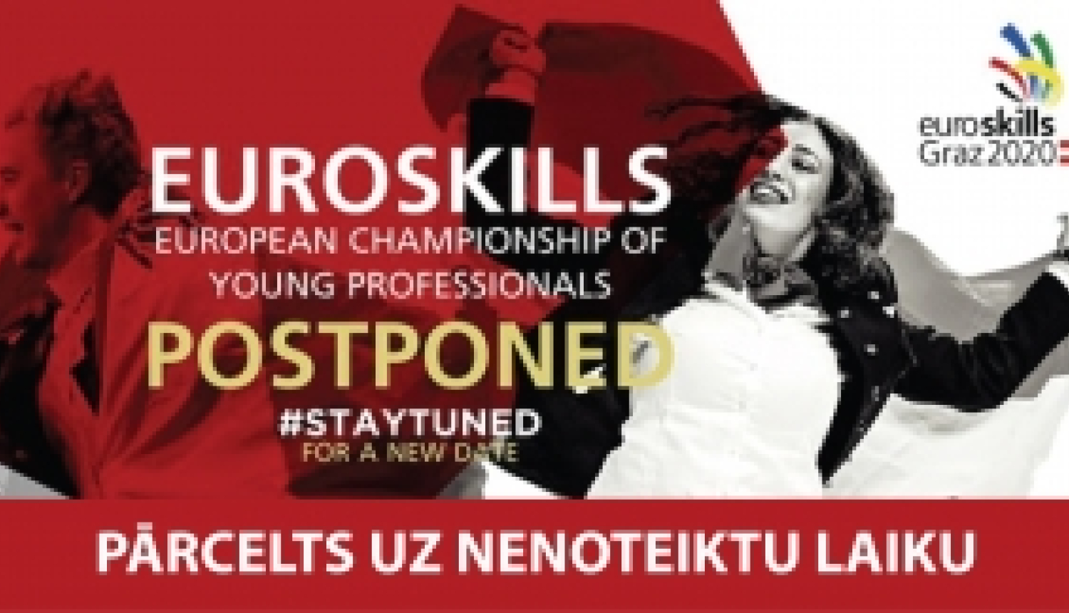 Starptautiskais konkurss EuroSkills2020 pārcelts uz nenoteiktu laiku
