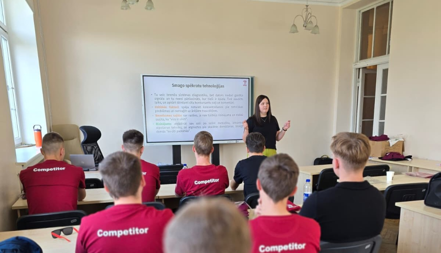 EuroSkills 2025 dalībnieki piedalās nometnē