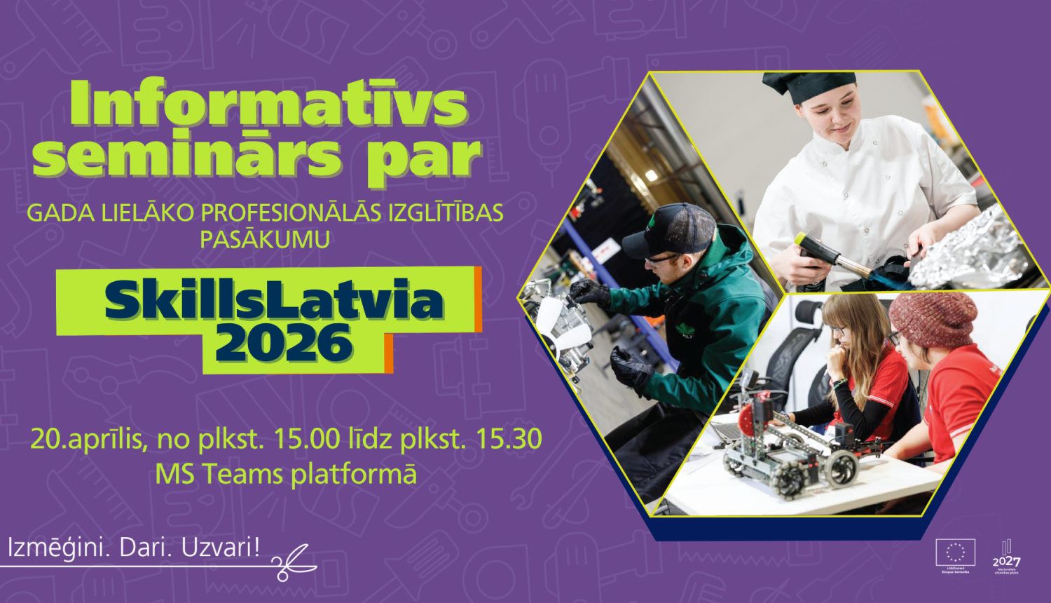 Informatīvs seminārs par SkillsLatvia 2026