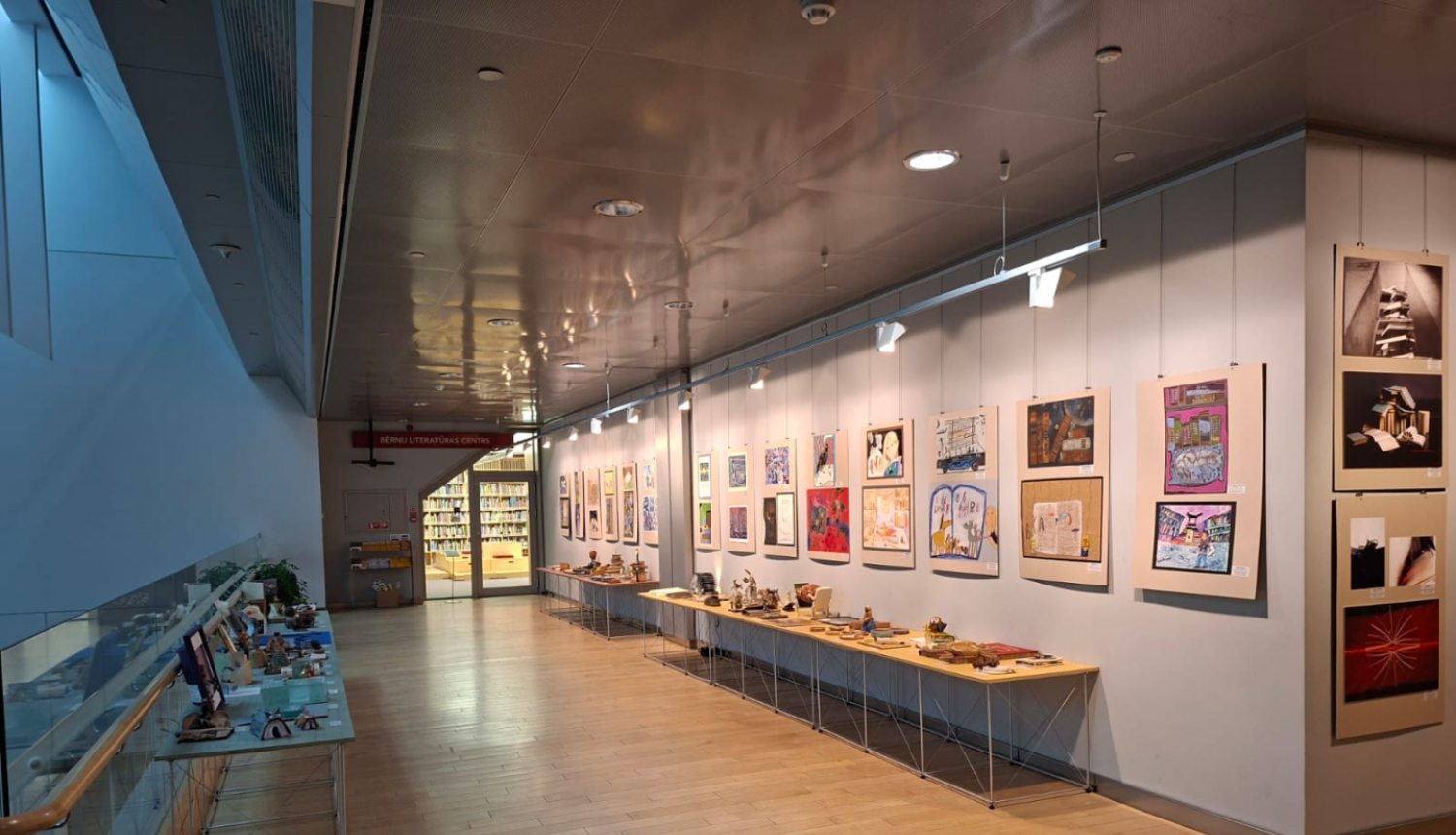 Lidice konkursa darbu izstāde Latvijas Nacionālajā bibliotēkā