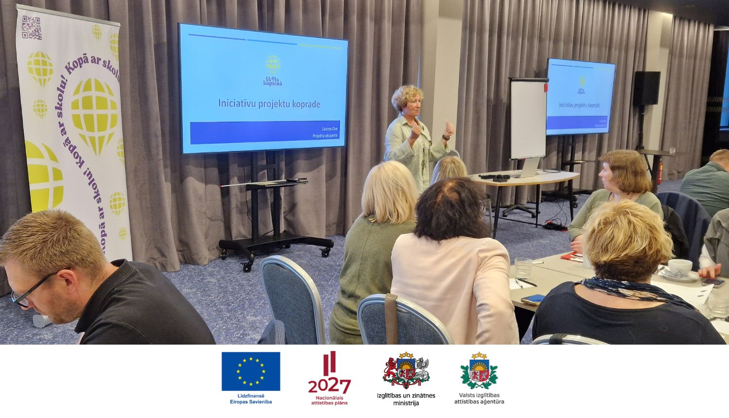 Skola kopienā domnica