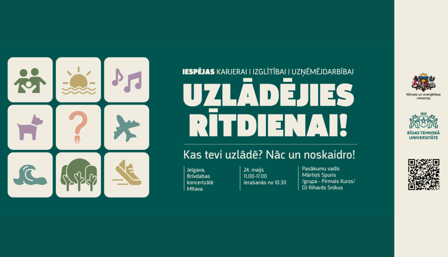 vizualis uzladejies ritdienai