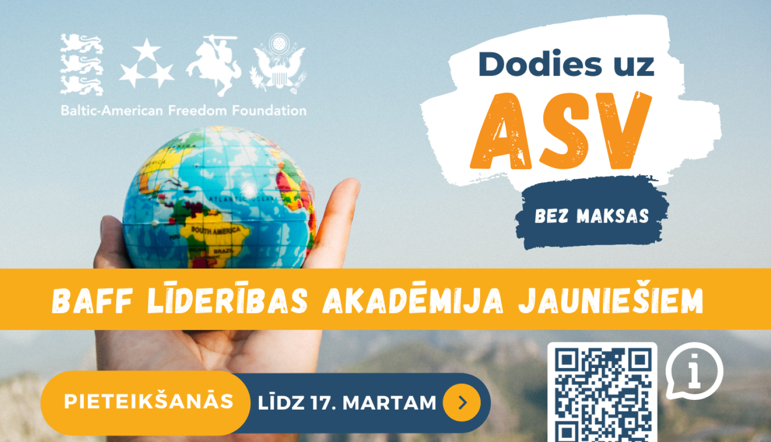 BAFF vasaras nometnes skolēniem ASV vizuālais attēls