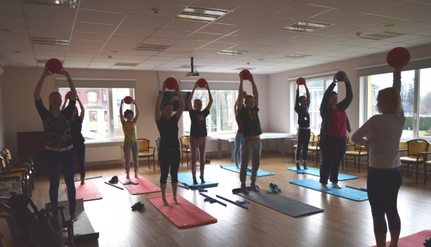 Nordplus veselības aprūpes speciālisti vingro