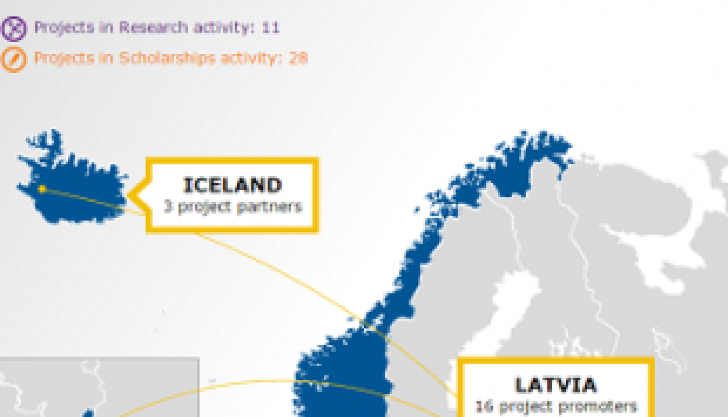 An interactive map of EEA/Norway Grants projects has been published