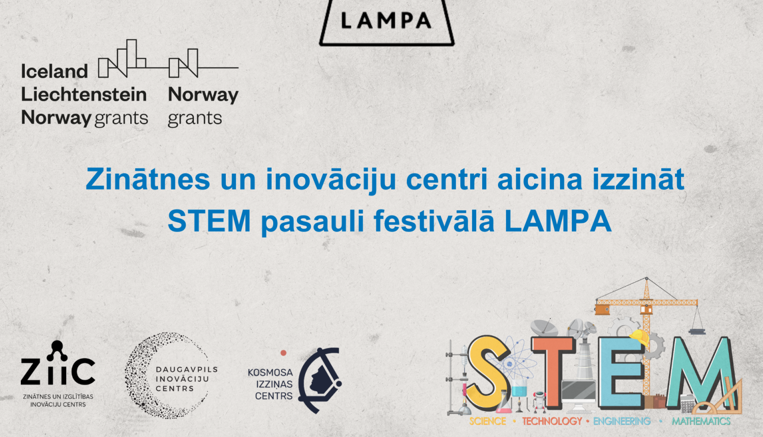 informatīvs vizuālis Lampas festivālam