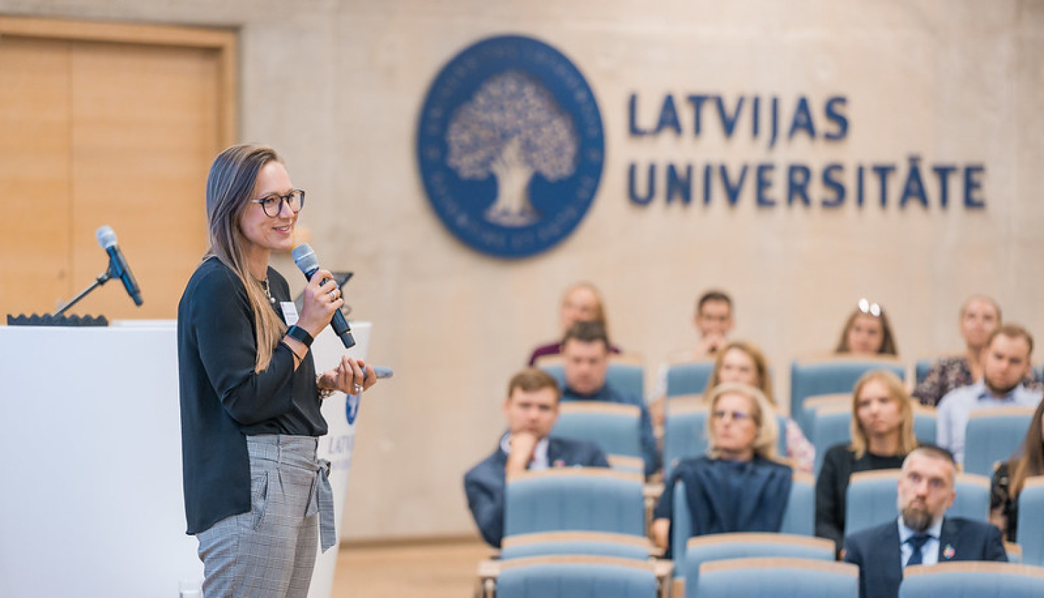 Dana Narvaiša preses konferencē 2025 augusts VIAA SIIC