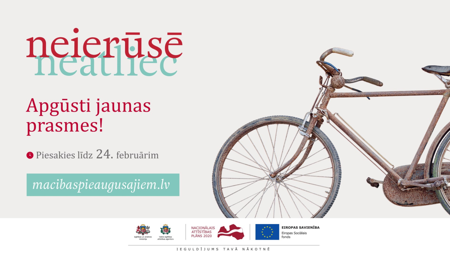 Mācības pieaugušajiem uzņemšana 7.kārta