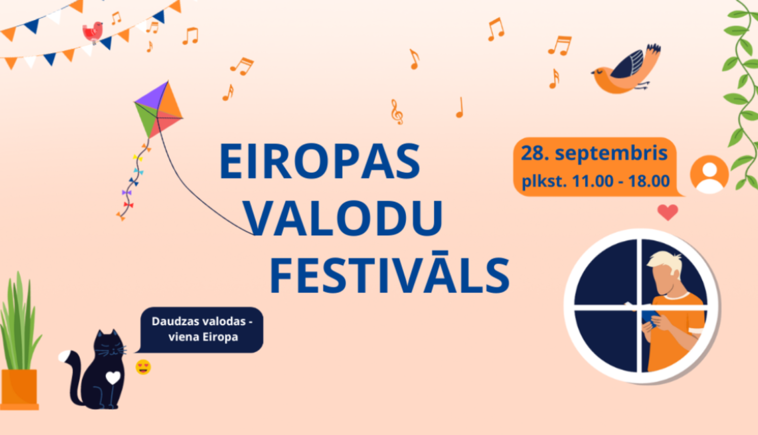 Eiropas Valodu festivāla vizuālis