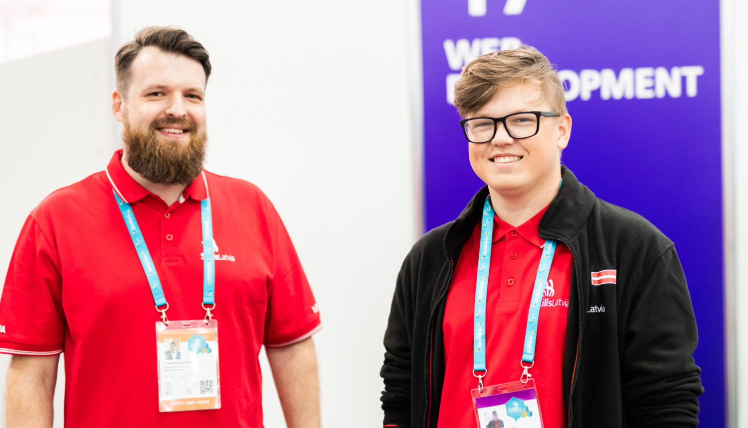 Puisis ar savu skolotāju Euroskills 2023