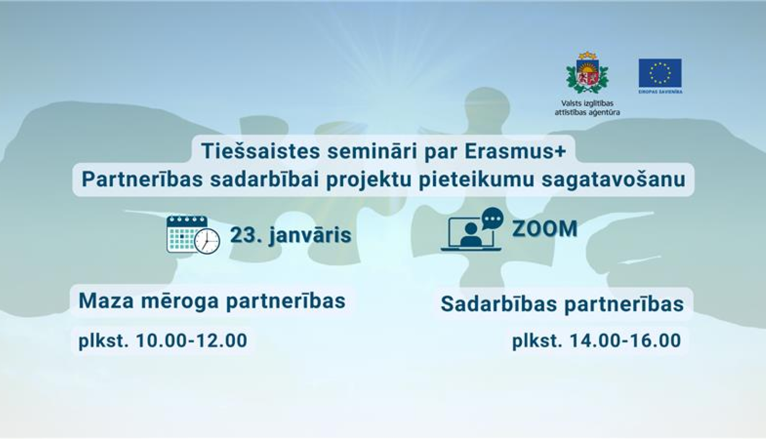 semināri par Maza mēroga partnerību un Sadarbības partnerību projektu pieteikumu sagatavošanu