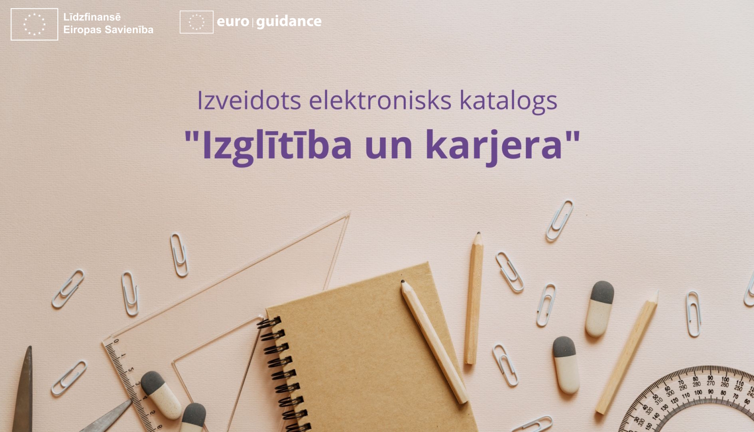 foto ar lillā tekstu