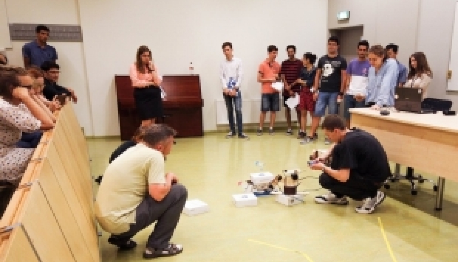 Foreign students learn robotics and get to know Latvia