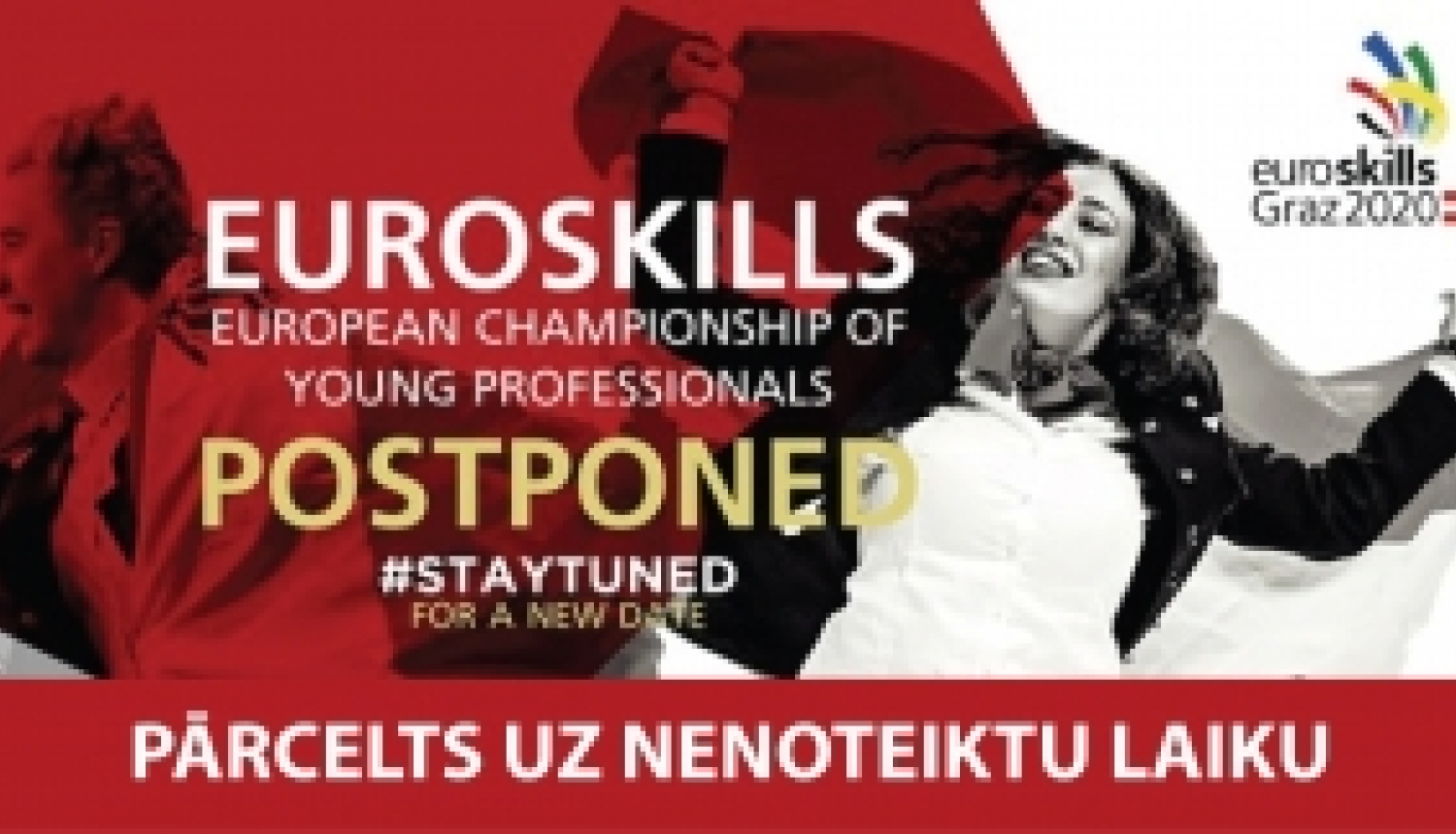 Starptautiskais konkurss EuroSkills2020 pārcelts uz nenoteiktu laiku