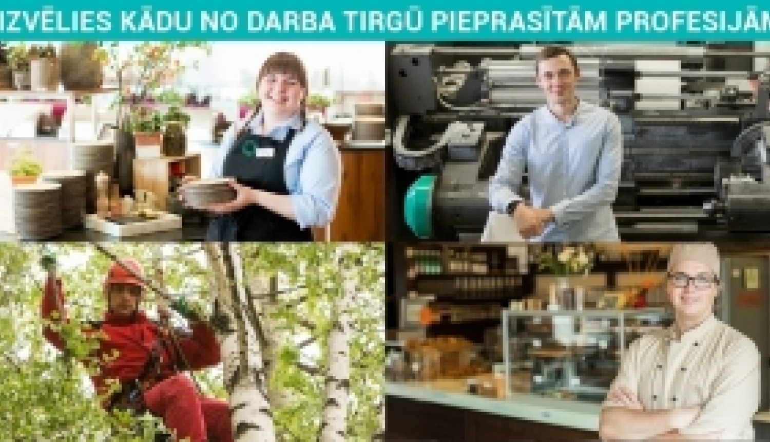 Turpinās Jauniešu garantijas ziemas uzņemšana vairāk nekā 60 profesijās