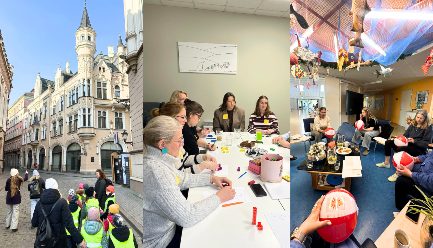 foto kolāža no Nordplus pieredzes DOMDARIS