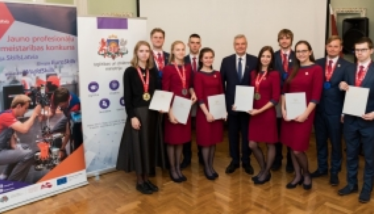 Svinīgā ceremonijā sveic Latvijas komandu par panākumiem konkursā EuroSkills 2018