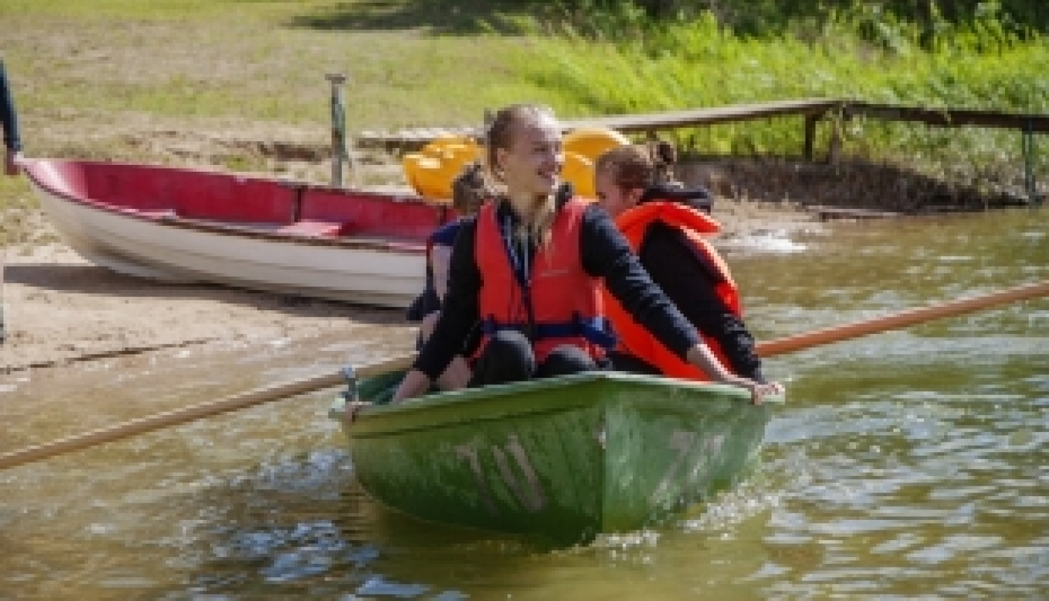 Members of the Latvian team prepare for the competition WorldSkills 2019 in a camp